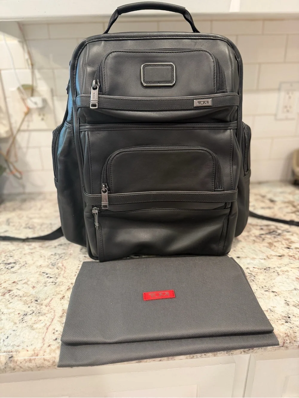 Tumi structured backpack
